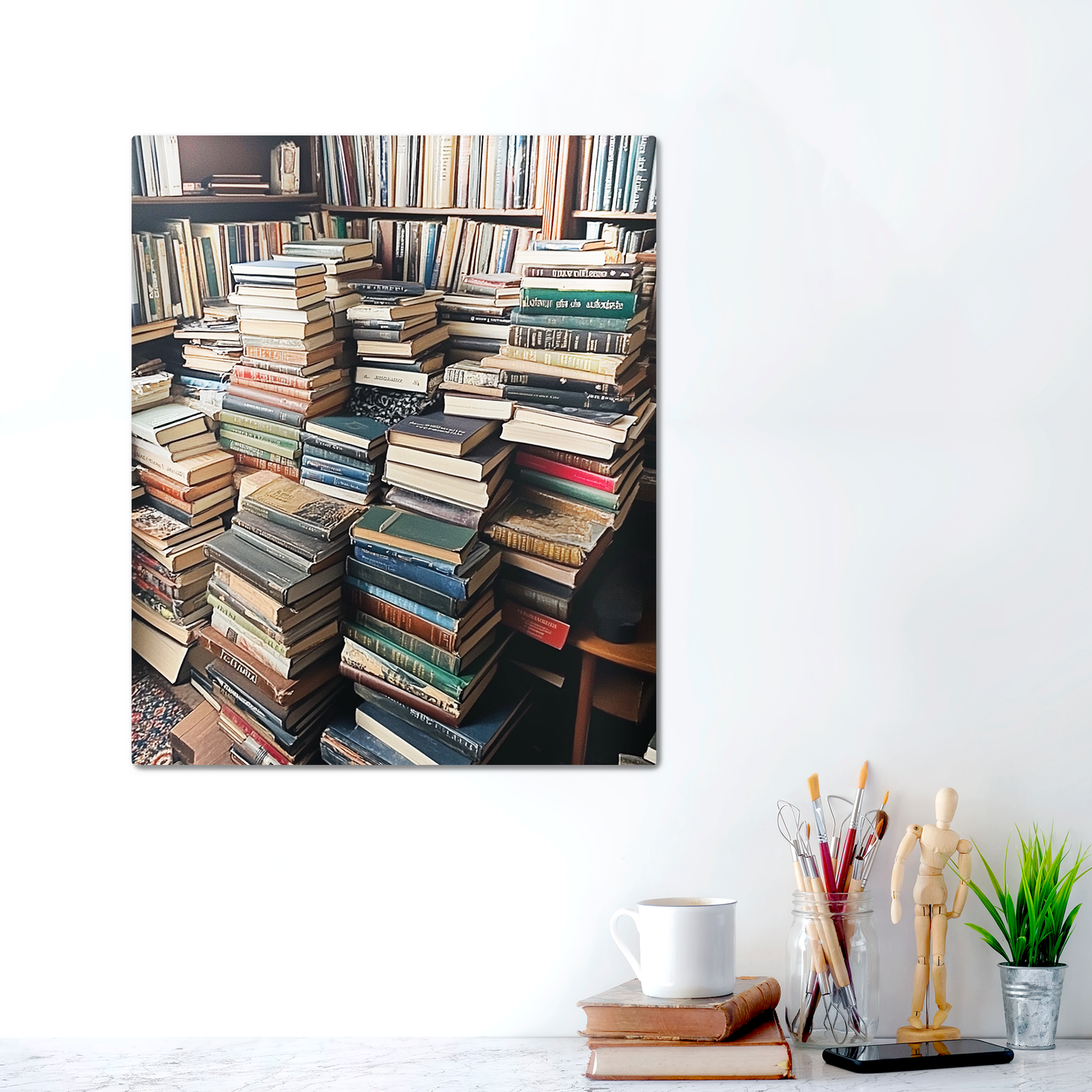 Metal Print - Books