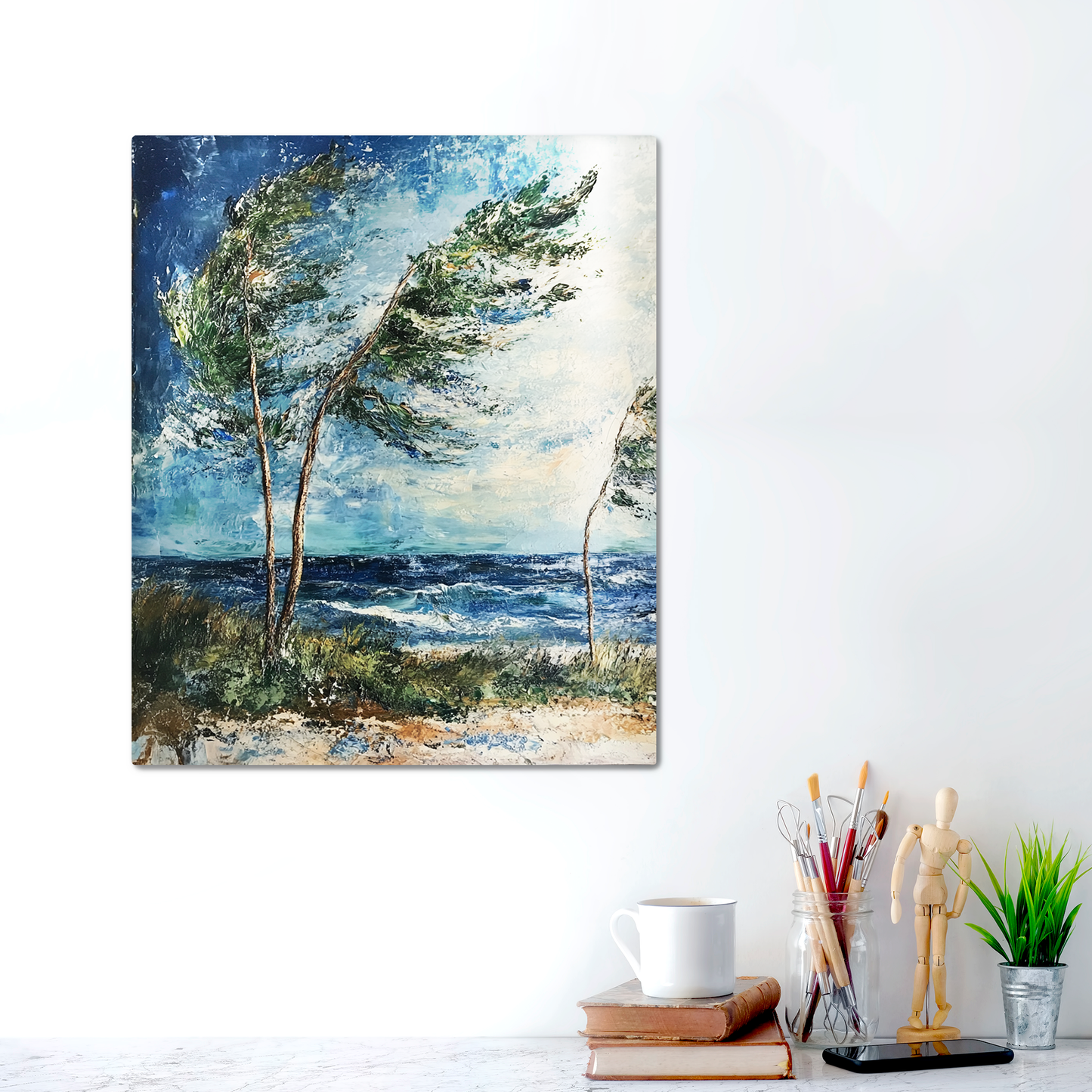 Metal Print - BreezeTrees1