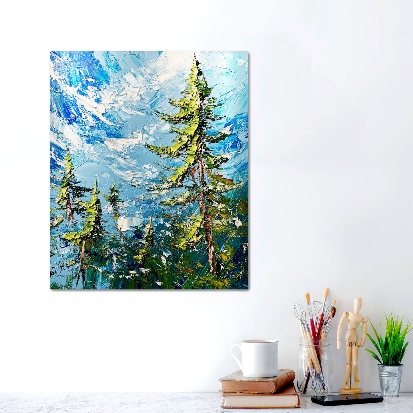 Metal Print - Winter Tree