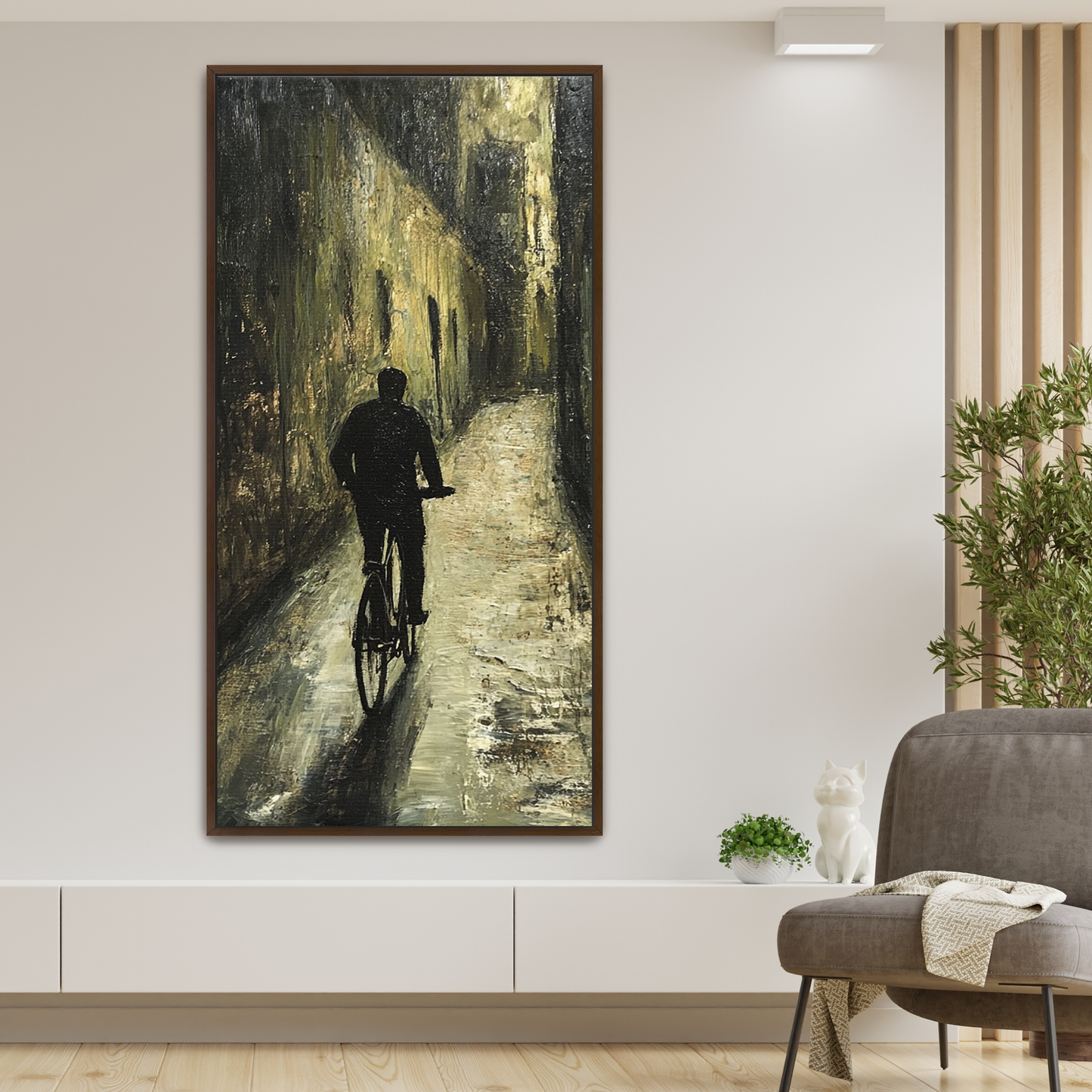 Big Canvas Bike#3 - 40"x60" Framed